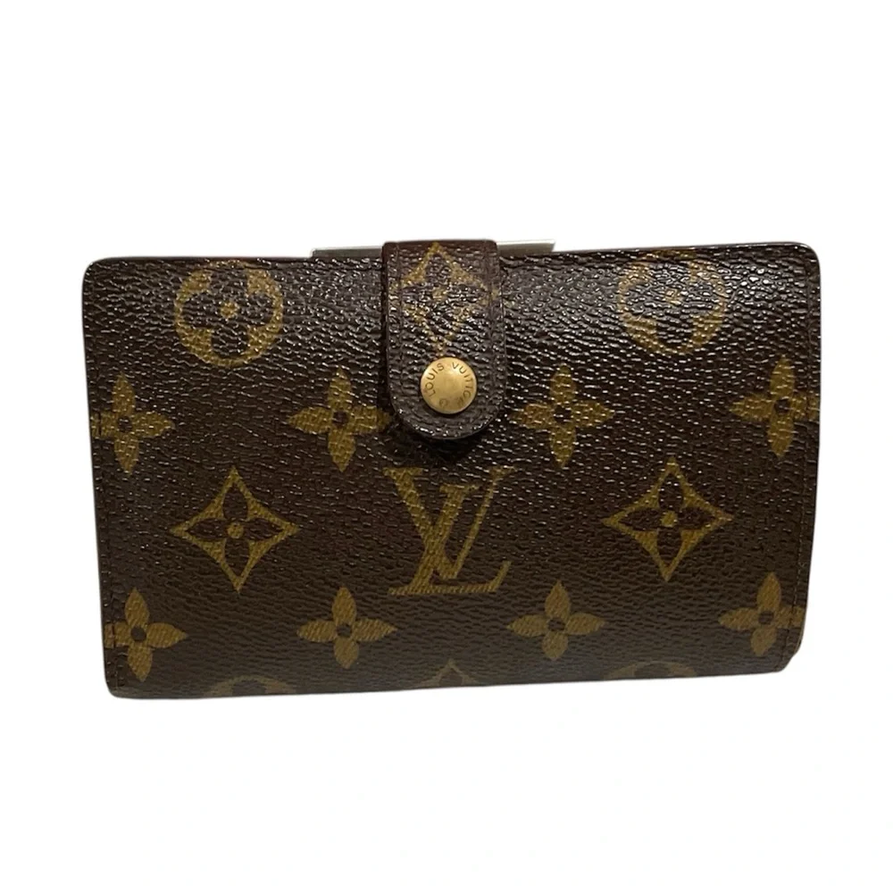Authentic Vintage Louis Vuitton Monogram French Purse (Viennois Kiss-Lock)Wallet - Picture 2 of 16